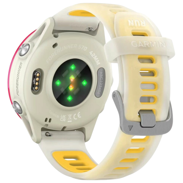 Ceas inteligent Garmin Forerunner 570 Bone  1.2" | 42 mm | Aluminiu/Silicon
| 010-02970-02 photo 4