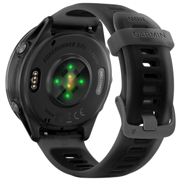 Ceas inteligent Garmin Forerunner 570 Black 1.4" | 47 mm | Aluminiu/Silicon| 010-02971-00 photo 4
