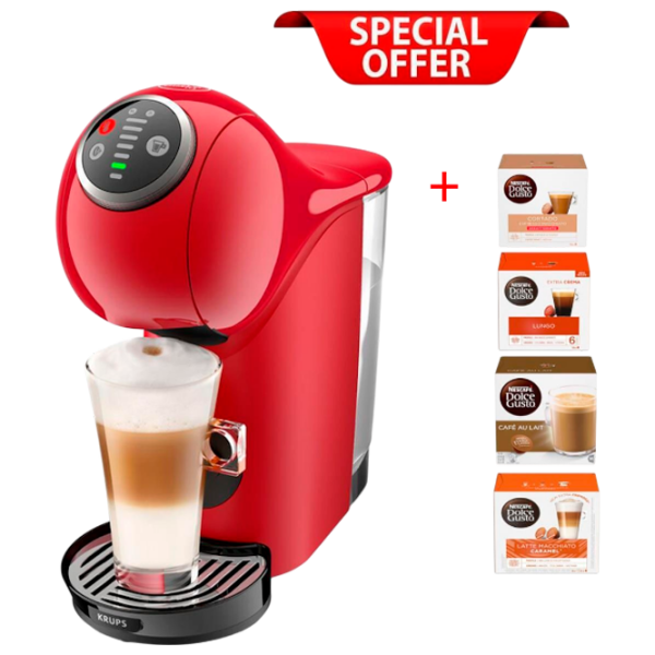 Кофемашина KRUPS KP340510 + Подарок Dolce Gusto Coffee Красный 1500 Вт, 0.8 л,  photo 1