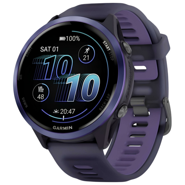 Ceas inteligent Garmin Forerunner 570 Purple 1.4" | 47 mm | Aluminiu/Silicon| 010-02971-02 photo 1