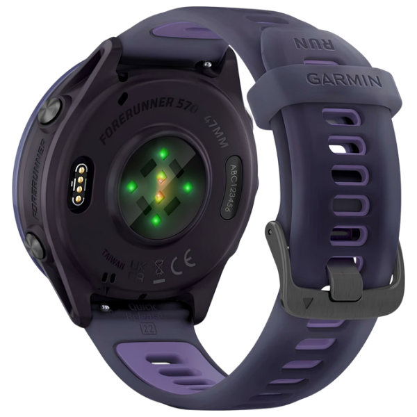Ceas inteligent Garmin Forerunner 570 Purple 1.4" | 47 mm | Aluminiu/Silicon| 010-02971-02 photo 4