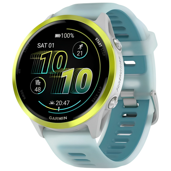 Ceas inteligent Garmin Forerunner 570 Whitestone 1.4" | 47 mm | Aluminiu/Silicon| 010-02971-01 photo 1