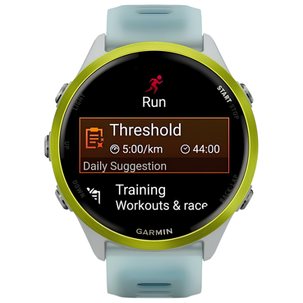 Ceas inteligent Garmin Forerunner 570 Whitestone 1.4" | 47 mm | Aluminiu/Silicon| 010-02971-01 photo 2