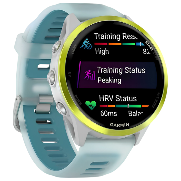Ceas inteligent Garmin Forerunner 570 Whitestone 1.4" | 47 mm | Aluminiu/Silicon| 010-02971-01 photo 3