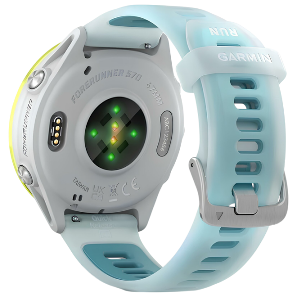 Ceas inteligent Garmin Forerunner 570 Whitestone 1.4" | 47 mm | Aluminiu/Silicon| 010-02971-01 photo 4