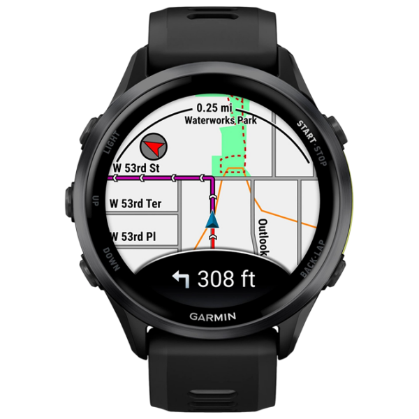 Умные часы Garmin Forerunner 970 Черный 1.4" | 47 мм | Титан/Силикон| 010-02969-10 photo 2