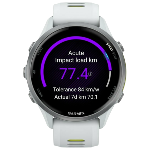Умные часы Garmin Forerunner 970 Белый Камень 1.4" | 47 мм | Титан/Силикон| 010-02969-11 photo 2