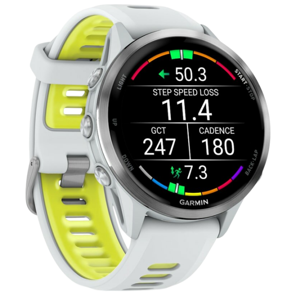 Умные часы Garmin Forerunner 970 Белый Камень 1.4" | 47 мм | Титан/Силикон| 010-02969-11 photo 3