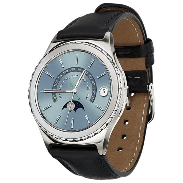 Ceas inteligent Gear S2 Gear S2 Platinum 1.2" | | Oțel inoxidabil/Piele
| R732 photo 1