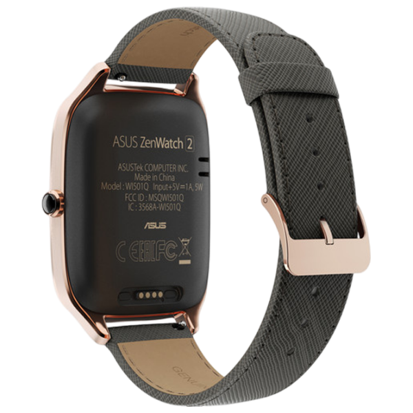 Умные часы Asus Zen Watch 2 Золото 1.63" | 41.4 мм | Нержавеющая сталь/Кожа| WI501Q photo 6