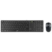 Клавиатура и Мышь Genius SlimStar C126 Черный Для дома и офиса, Проводная