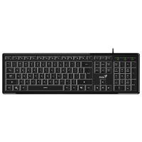 Клавиатура Genius SlimStar 820 Черный Для дома и офиса, Проводная