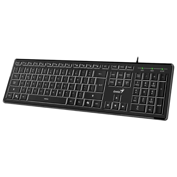 Клавиатура Genius SlimStar 820 Черный Для дома и офиса, Проводная photo 2