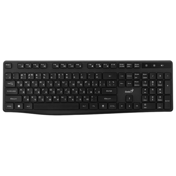 Tastatură Genius SlimStar KB-7200 Black Home and Office, Fără fir photo 1