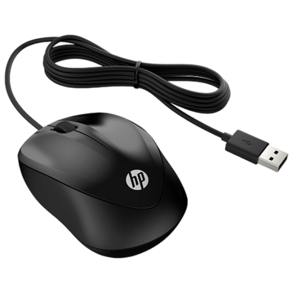Мышь HP 1000 Черный Проводная, 1200 dpi photo 5