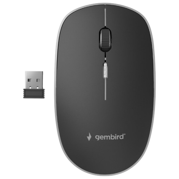 Мышь Gembird MUSW-4B-01 Черный Беспроводные, 1200 dpi photo 1
