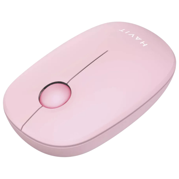 Мышь Havit MS57GT Розовый Беспроводные, 1600 dpi photo 1