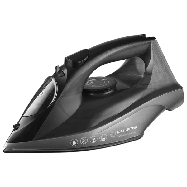 Fier de călcat Polaris PIR2430K Black 2400 W, 50 g/min, 0.27 l, Ceramică photo 1