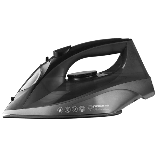 Fier de călcat Polaris PIR2430K Black 2400 W, 50 g/min, 0.27 l, Ceramică photo 2