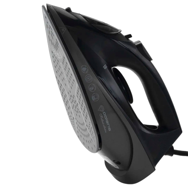Fier de călcat Polaris PIR2430K Black 2400 W, 50 g/min, 0.27 l, Ceramică photo 3