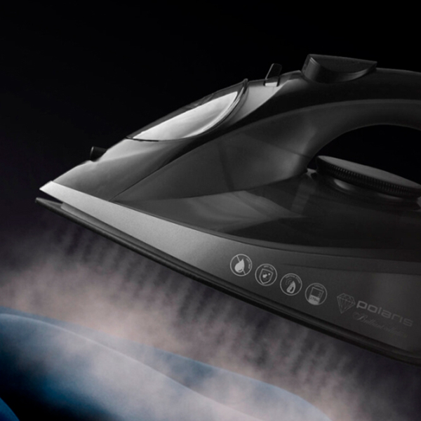 Fier de călcat Polaris PIR2430K Black 2400 W, 50 g/min, 0.27 l, Ceramică photo 5