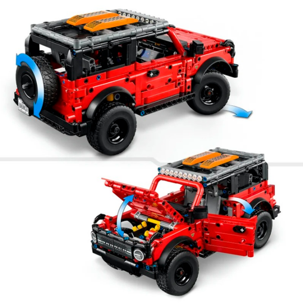 Constructor LEGO Ford Bronco SUV Red Numărul de piese 943, 9+ photo 5