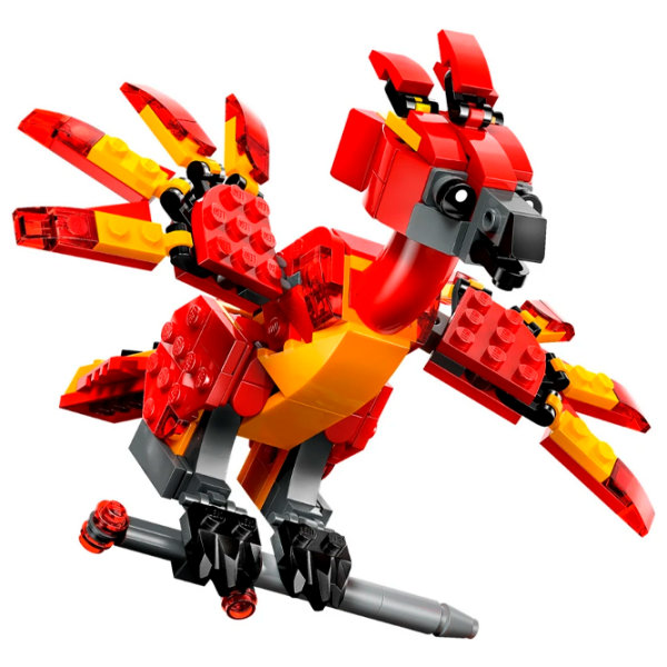 Constructor LEGO Fawkes: Dumbledores Phoenix Red Numărul de piese 299, 8+ photo 3