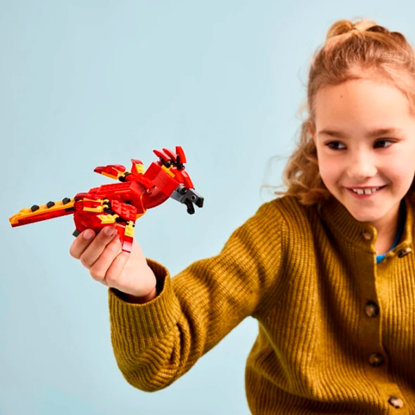 Constructor LEGO Fawkes: Dumbledores Phoenix Red Numărul de piese 299, 8+ photo 5