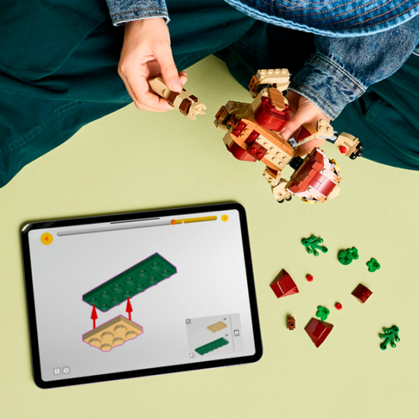 Constructor LEGO Baby Dinosaur Dolores: Aquilops Red Numărul de piese 339, 7+ photo 5