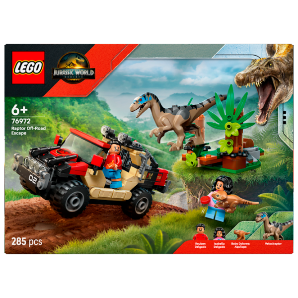 Constructor LEGO Raptor Off-Road Escape Brown Numărul de piese 285, 6+ photo 1