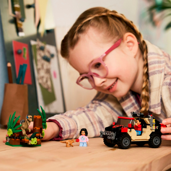 Constructor LEGO Raptor Off-Road Escape Brown Numărul de piese 285, 6+ photo 4