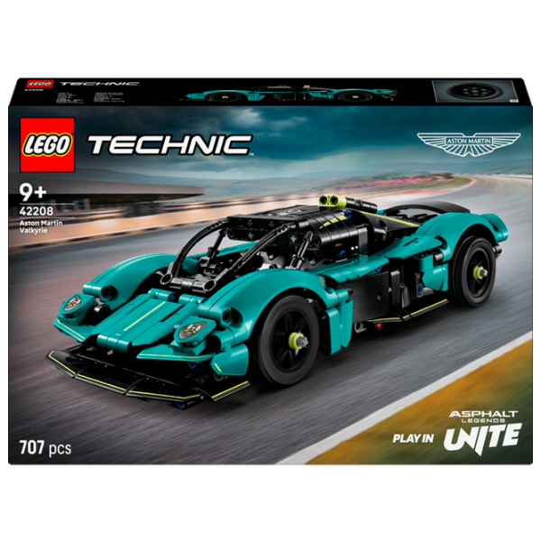 Constructor LEGO Aston Martin Valkyrie Aquamarin Numărul de piese 707, 9+ photo 1