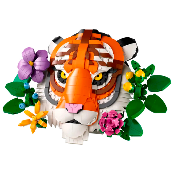 Constructor LEGO Fauna Tiger Orange Numărul de piese 744, 18+ photo 3
