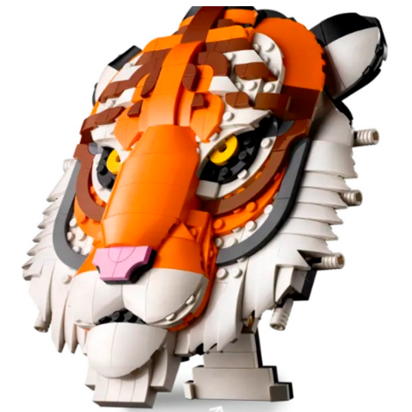 Constructor LEGO Fauna Tiger Orange Numărul de piese 744, 18+ photo 4