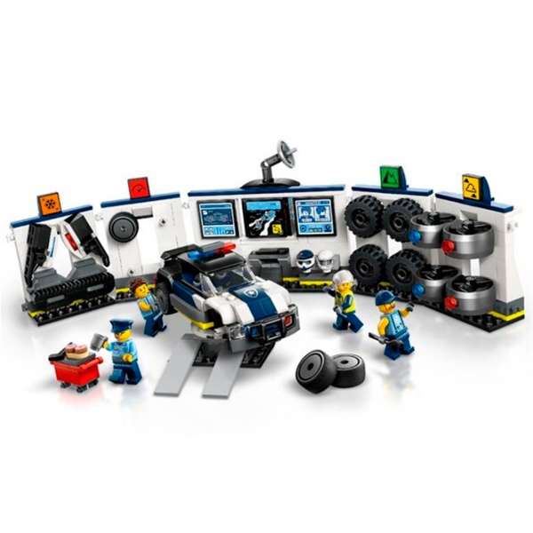 Constructor LEGO Custom Police Garage Blue Numărul de piese 489, 6+ photo 3