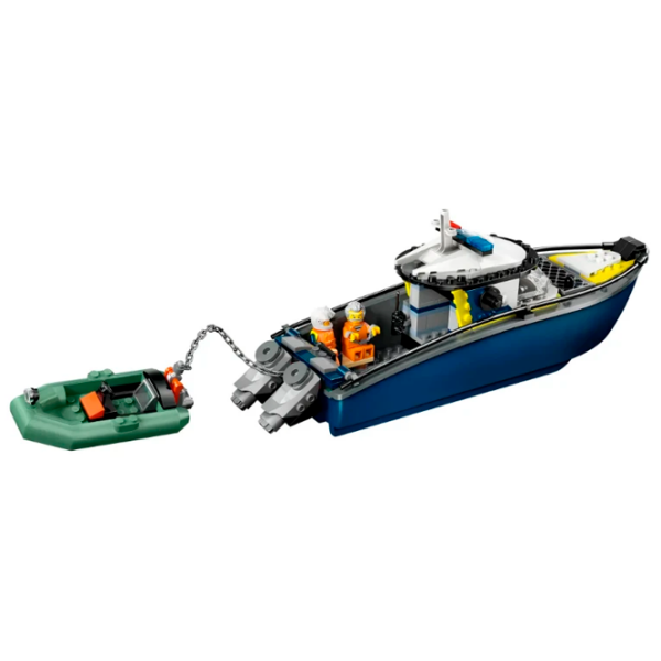 Constructor LEGO Police Boat Blue Numărul de piese 264, 6+ photo 3