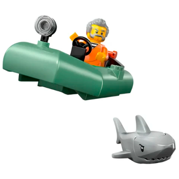 Constructor LEGO Police Boat Blue Numărul de piese 264, 6+ photo 5