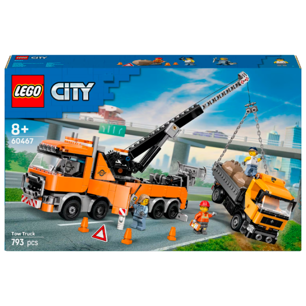 Constructor LEGO Tow Truck Orange Numărul de piese 793, 8+ photo 1