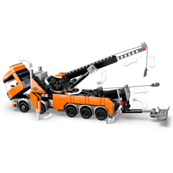 Constructor LEGO Tow Truck Orange Numărul de piese 793, 8+ photo 4