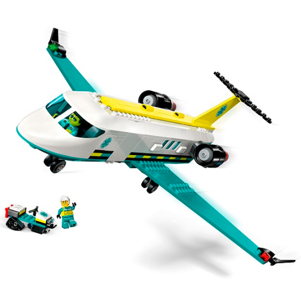 Constructor LEGO Air Ambulance White Numărul de piese 403, 6+ photo 5