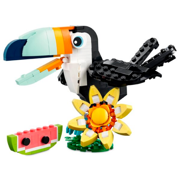 Constructor LEGO Tropical Toucan Black Numărul de piese 225, 7+ photo 3