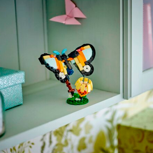 Constructor LEGO Tropical Toucan Black Numărul de piese 225, 7+ photo 6