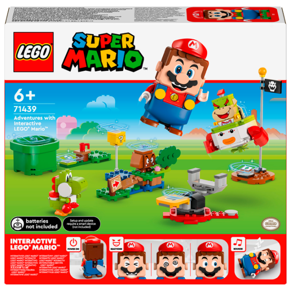 Constructor LEGO Adventures with Interactive Mario Multicolor Numărul de piese 218, 6+ photo 1
