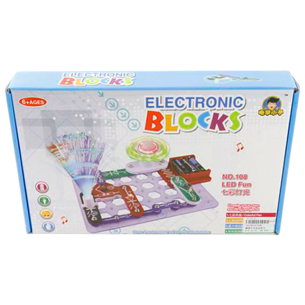 Constructor Lulu Electronic Blocks White Numărul de piese 11, 6+ photo 1