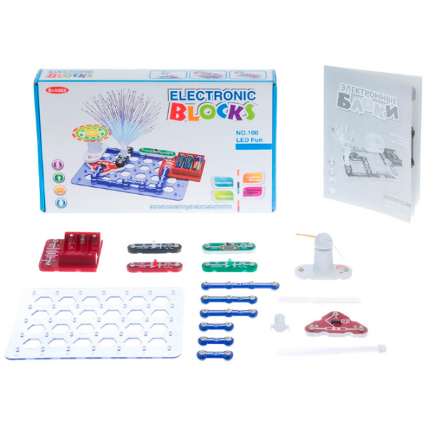 Constructor Lulu Electronic Blocks White Numărul de piese 11, 6+ photo 2