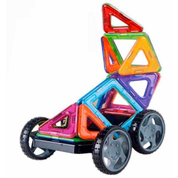 Constructor Play Smart Magnete colorate Black Numărul de piese 16, 3+ photo 2