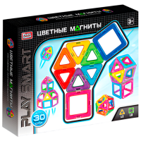 Constructor Play Smart Magnete colorate Multicolor Numărul de piese 30, 3+