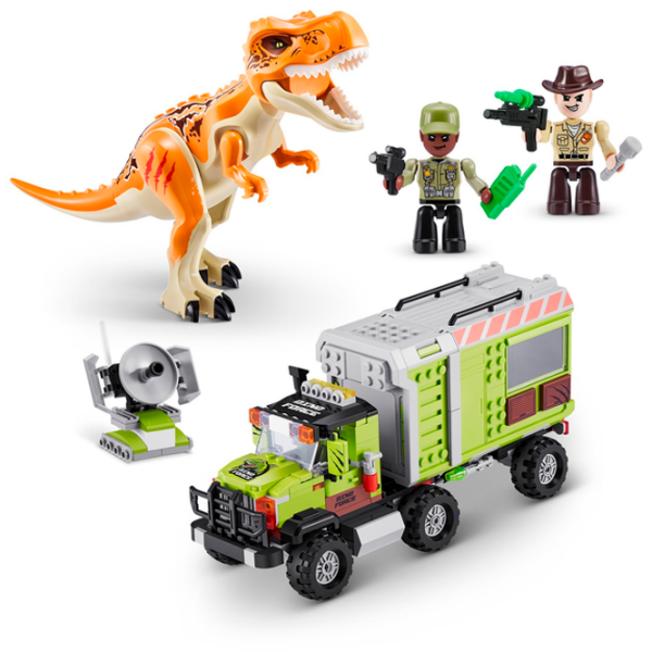 Constructor Zuru T-Rex Attack Multicolor Numărul de piese 310, 6+ photo 4