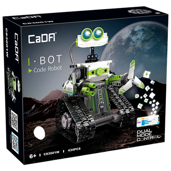 Constructor cu telecomandă CaDa I. BOT Green Numărul de piese 434 , 6+ photo 1