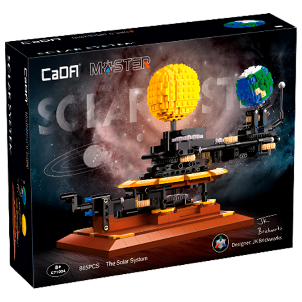 Constructor CaDa The Solar System Black Numărul de piese 865, 8+ photo 1